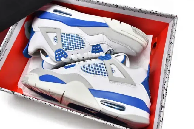 Kick Theory Blue Retro Jordan 4 308497-105 (2012) Military Air 0514
